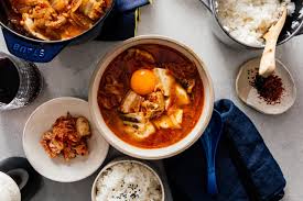 Sundubu Jjigae Spicy Kimchi Soft Tofu Stew I Am A Food Blog Recipe Food A Food Food Blog