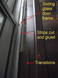 Laminate Transitions At Sliding Doors Sliding Glass Door Installing Laminate Flooring Laminate Flooring