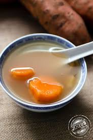 Chinese Sweet Potato Ginger Dessert Soup I Ate My Way Through Recipe Ginger Desserts Sweet Soup Chinese Dessert