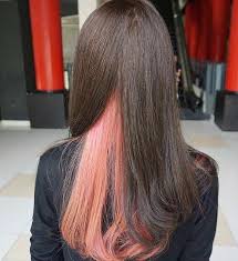Black hair is the best for peekaboo highlights. 20 Pretty Peekaboo Highlights You Need To See Now