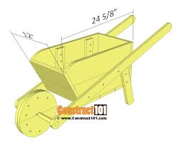 Wheelbarrow Planter Plans Drawings Material List Step By Step Construct101 Things to consider when choosing a wheelbarrow bassed no type, tray material, tray size, wheels, handle. wheelbarrow planter plans drawings