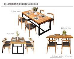 Unfinished dining chairs metal dining chairs side chair dining chairs. Leia Solid Rubber Wood Steel Leg Dining Table Sets Dining Table Chair Kitchen Dining Malaysia Selangor Kuala Lumpur Kl Supplier Suppliers Supply Supplies Like Bug Sdn Bhd
