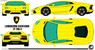 Lamborghini Aventador Lp700 4 Blueprint Mobil
