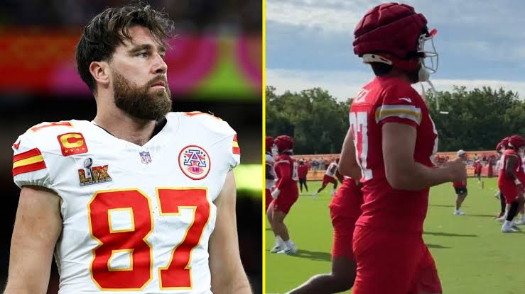 Chiefs fans love Travis Kelce's speed and new look in training camp but  superstar tight end faces fresh competition | talkSPORT