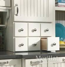 Merillat Classic Wall Spice Drawer Organizer Spice Organization Drawer Kitchen Inspiration Design Merillat Cabinets