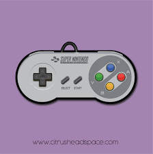 Super Nintendo Controller Illustration Cartes