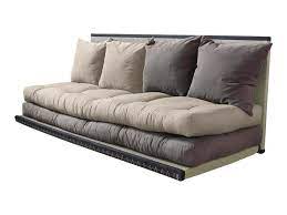 loungesofa chico grau beige 2x tatami 123moebel de futon sofa lounge
