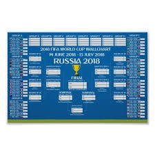Wallchart Fifa 2018 World Cup Russia Pdf Poster Vector