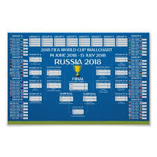 wallchart fifa 2018 world cup russia pdf poster vector