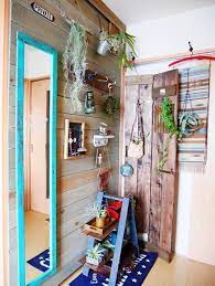 100均の鏡を５枚使って姿見にリメイクdiy 鏡 壁掛け diy 収納 アイデア 部屋のdiy