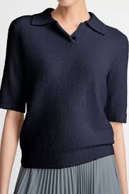 VINCE Soft Boucl Silk top Blend