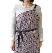 小倉織 縞縞 スクエアエプロン おしゃれなワンショルダーエプロンはギフトにもおすすめ 小倉織 縞縞 shima shima 公式通販 エプロンドレス エプロン ファッション