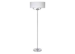 Sorrento Floor Lamp Our Modern Three Light Floor Lamp Is Designed With A Sleek Circular Linen Shade M Three Light Floor Lamp Ceiling Lamp Shades Floor Lamp