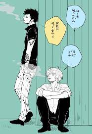 law x sanji north blue boys one piece lawsan sanlaw trafalgar law and sanji vinsmoke 2020 イラスト 注意 イラスト 漫画イラスト