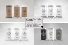 05 Clear Container Packaging Mockups Ready Display Psd Templates Clear Container Packaging Mockup Clear Plastic Containers