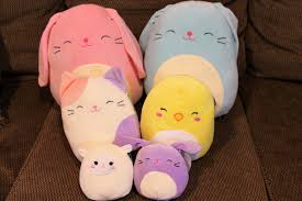 Kellytoy — a subsidiary of jazwares — officially announced the easter additions to the there are nine new editions, including three easter egg styles, a chick, a cow, and more spring takes on classic squishmallows characters. Spring Squad Squishmallows