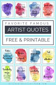 Famous Artist Quotes Art Quotes To Inspire Creativity The Kitchen Table Classroom In 2020 Famous Artist Quotes Artist Quotes Art Quotes Inspirational