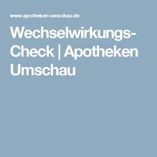 Wechselwirkungs Check Wechselwirkungen Von Medikamenten Ermitteln Medikamente Mineralstoffe Gesundheit