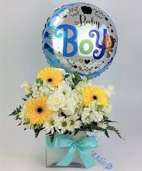 Baby boy flowers and balloons. It S A Boy In 2021 Its A Boy Balloons Baby Boy Balloons Balloons