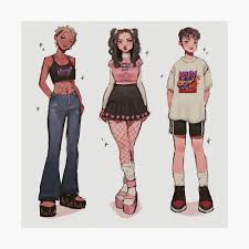 Y2k Pink Grunge Tomboy Metal Print By Pizzabacon Redbubble Image uploaded by b <3. redbubble