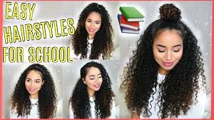 Having long hair is something to be desired, but the daily maintenance can sometimes seem daunting. 4 Buildable Back To School Hairstyles For Naturally Curly Hair Lana Summer Youtube