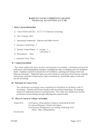 Use of accounting information to plan and control an organization's financial activities. Course Syllabus Of Financial Accounting Acct 101 Docsity