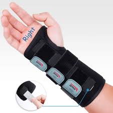 Wrist Brace For Carpal Tunnel Adjustable Wrist Support Brace With Splints Right Hand Small Medium Arm Compression Hand Support For Injuries Wrist