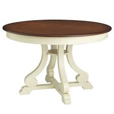Marchella Dining Table Distressed Ivory 48 Round Dining Table Dining Table Round Dining Table