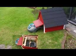 Automower Garage Mit Tor Fur Gardena R40 Li Youtube Rasenroboter Garage Rasenroboter Garage Mahroboter