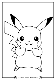 Natuurlijk is het nog niet makkelijk binnen de. 60 Pikachu Kleurplaten Kleurplaat Pokemon
