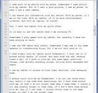 a) Typing notes in a text editor. b) MixedNotes application ...
