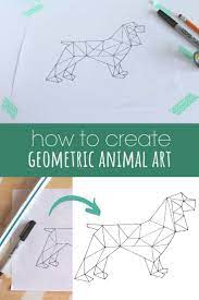 Perfect for your living room or bedroom. How To Create Geometric Animal Art Homemade Heather