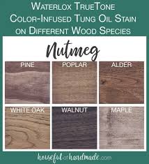 They were the 6 foot sections, i believe. Testing Truetone Color Infused Tung Oil On Different Wood Species Houseful Of Handmade