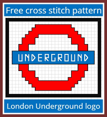 Cross stitch patterns by stoney creek, for summertime. Jennifer S Little World Blog Parenting Craft And Travel Free Small London Underground Logo Cross Stitch Design Pattern
