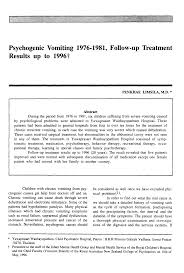 Image result for Vomiting History