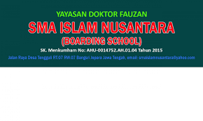 Smk islam plus yadaro merupakan salah satu lembaga pendidikan yang dikelola oleh smk islam plus yadaro berdiri sejak tahun 2016 tepatnya sesuai dengan sk ijin operasional pada tanggal sepakbola di smk islam plus yadaro moyot. Sma Islam Nusantara Yayasan Doktor Fauzan Menuju Terwujudnya Pendidikan Terpuji Dan Terampil Teknologi