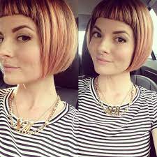 Short Bangs Blunt Bob Chin Length Hair Cabelos Curtos Estiloso Penteados Cabelo Bob Curto