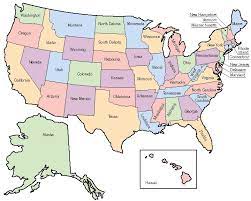 The optional $9.00 collections include related maps—all 50 of the united states, all of the earth's continents, etc. Map Of Us With Labeled States States To Know Location On A Labeled Map Maps For Kids United States Map Map