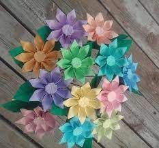 Origami Cosmos Flower Etsy Cosmos Flowers 1st Anniversary Gifts Origami