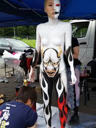 お台場のイベントで全身ボディペイントしてきました！ | エアーブラシアーティスト 岩崎雅一