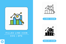 Download Data Graph Icons Set Graphic By Zenorman03 Creative Fabrica PSD Mockup Templates