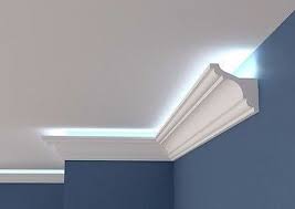 Each moulding is manufactured to accept led and fluorescent lights, allowing light to flow evenly throughout a room while also enhancing the existing architecture. Hidden Lighting Led Ceiling Lights Ceiling Crown Molding Home Ceiling