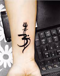 Aum With Trishul Tattoo Trishul Tattoo Designs Shiva Tattoo Design Om Tattoo Design