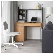 All desks and drawer units in the micke series are the same height.you can adjust the shelves to fit different things, and adjust them again whenever you need to. Micke Bureau Motif Chene 105x50 Cm Ikea