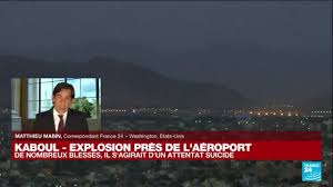 Two explosions outside kabul's international airport caused at least 13 deaths and dozens of wounded, including some americans, less than a week before u.s. 9xp6wzpdzrmrm