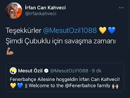 Maybe you would like to learn more about one of these? Tek Yol Fenerbahce Mesut Ozil Irfan Can Kahveci Ye Hos Geldin Dileklerini Iletti Facebook