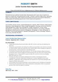 To perform this job successfully, an individual must be able to perform each essential duty be punctual and comply with work schedule. Outside Sales Representative Resume Samples Qwikresume
