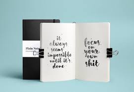 Download Open And Closed Notebook Mockup Mockup World