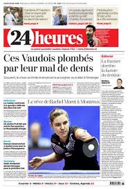 N om prénom, « titre d'article », titre de revue ou de périodique, date, volume, n° , nombre de pages. 24heures Voici La Une Du Journal De Demain Pour Sa Facebook
