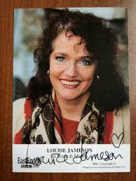 LOUISE JAMESON *Rosa Di Marco* EASTENDERS HAND SIGNED AUTOGRAPH ...